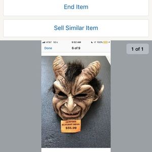 Halloween elegant devil mask